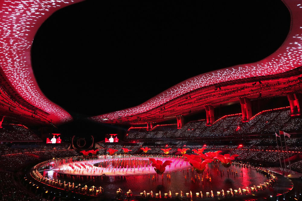 这是11月9日拍摄的开幕式现场。新华社记者 薛宇舸 摄
