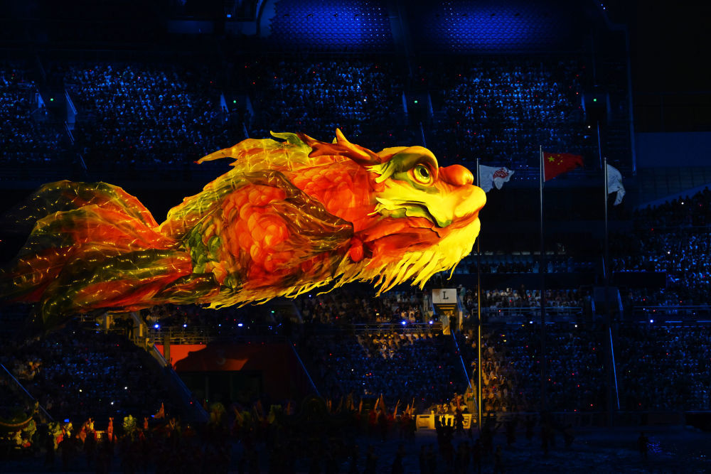 ↑这是11月9日在开幕式现场拍摄的鳌鱼。新华社记者 杨冠宇 摄
