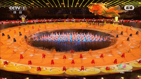 △汕头潮阳英歌亮相本届全运会开幕式