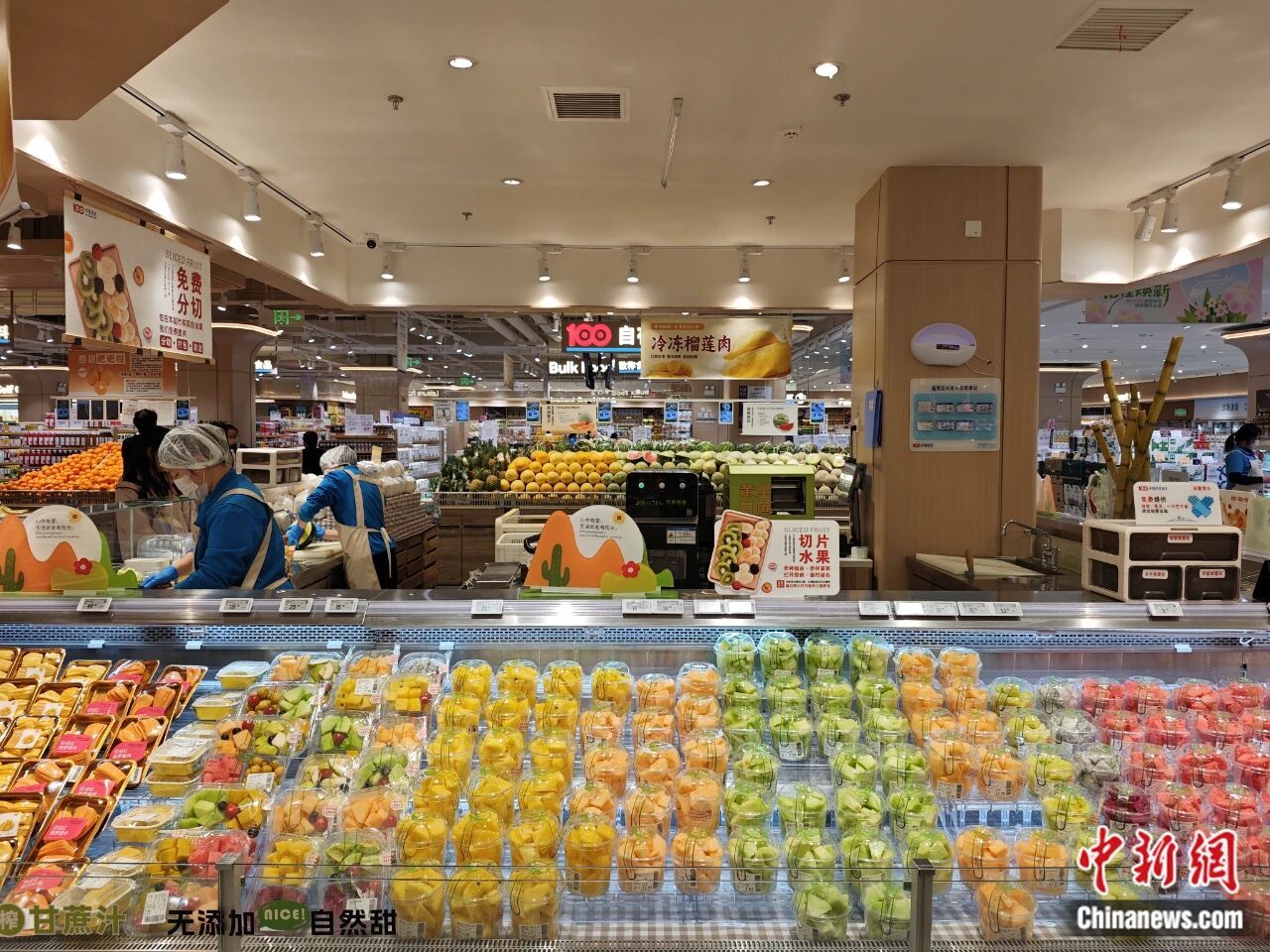 河南郑州一家温馨整洁的超市。 韩章云 摄