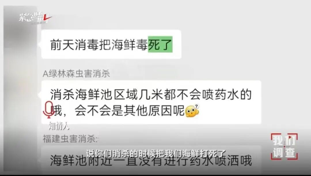 因为敌敌畏的神经毒性,以及使用不当,喷洒消杀造成餐厅里的海鲜死亡丨新京报我们视频